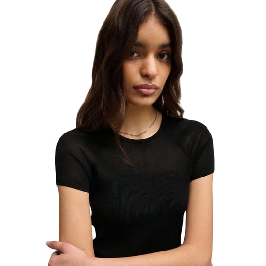 Hugo Dames/Dames Slevetta Slim Raglan T-shirt (Zwart) - Image 4