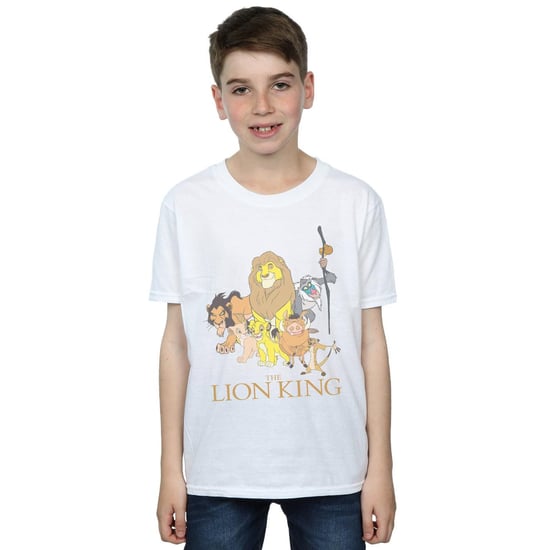 Disney Jongens The Lion King Groep T-Shirt (Wit) - Image 1