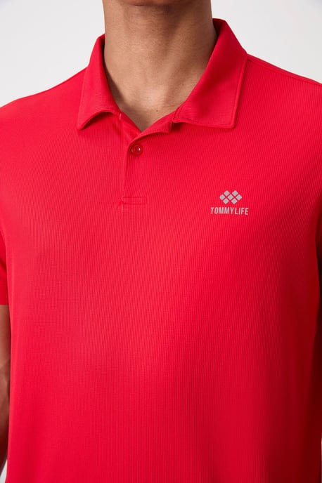 Heren Polo T-Shirt Met Logo Borduursel - Image 3