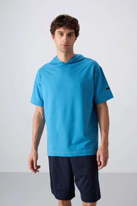 Oversized Hoodie T-Shirt met Korte Mouwen - Image 1
