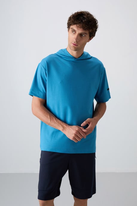 Oversized Hoodie T-Shirt met Korte Mouwen - Image 4