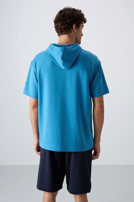 Oversized Hoodie T-Shirt met Korte Mouwen - Image 5