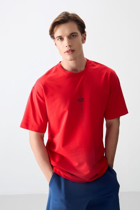 Oversized Geprinte Crew Neck T-shirt - Image 4