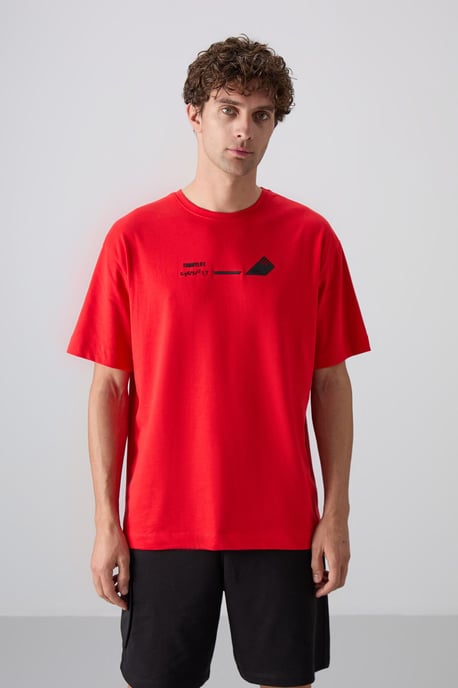 Overmaatse Katoen-Polyester T-shirt met Ronde Hals - Image 1