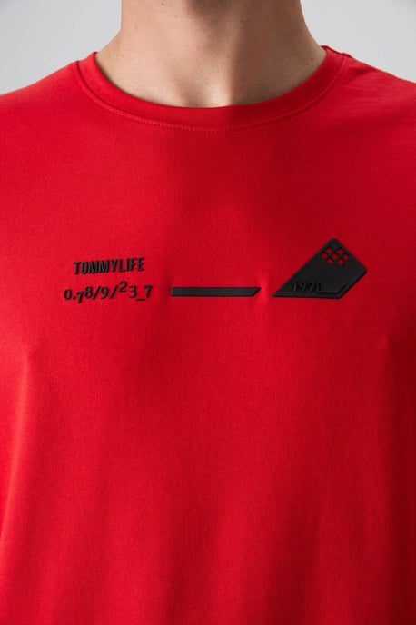 Overmaatse Katoen-Polyester T-shirt met Ronde Hals - Image 3