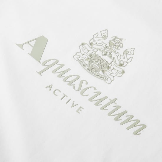 Aquascutum Herenlogo T-Shirt (Wit) - Image 4