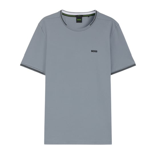 Boss Heren Hbg Taul katoenen T-shirt met normale pasvorm (Donkergrijs) - Image 1