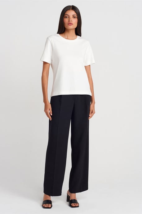 Dames Katoenen Ronde Hals T-Shirt - Image 4