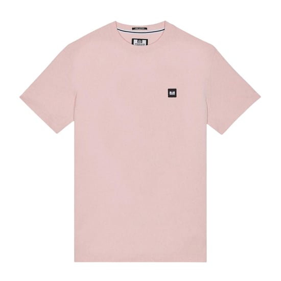 Weekend Offender Heren Strand Badge T-Shirt (Schemerig Roze) - Image 2