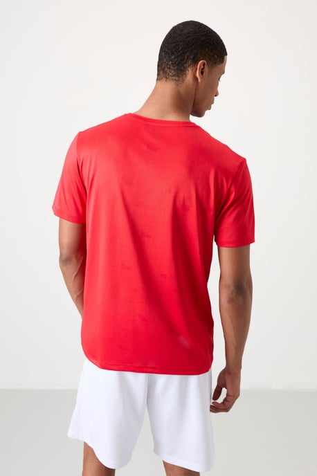 Heren Kleurblokken Crew Neck T-Shirt - Image 5