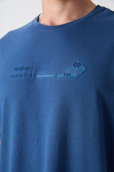 Oversized Katoen-Polyester Crewneck T-Shirt - Image 3