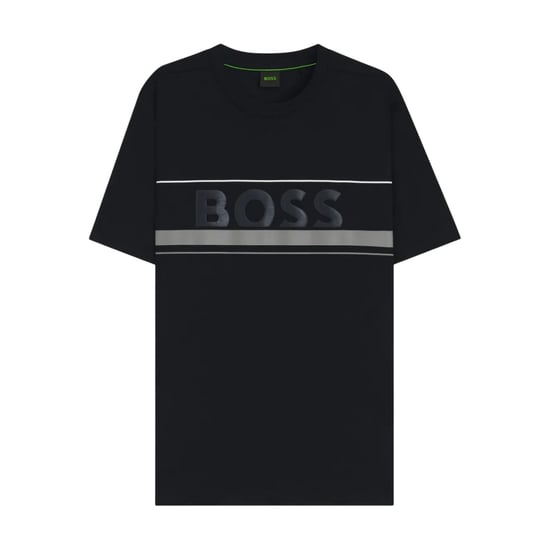 Boss Heren Iconic Zone T-Shirt (Donkergrijs) - Image 2