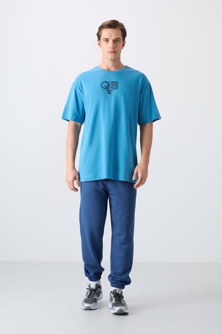 Oversized Bedrukt Logo Crew Neck T-shirt - Image 2