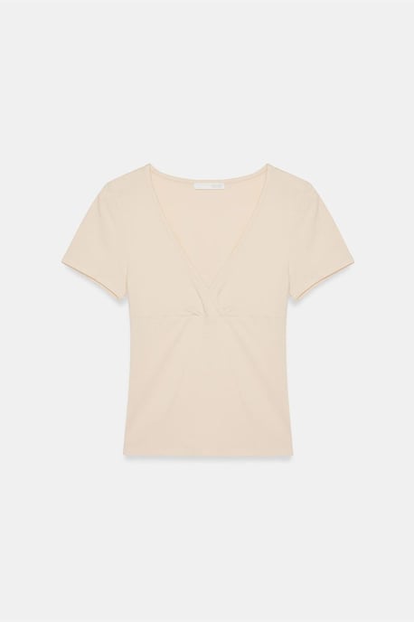 Passend V-hals T-shirt met korte mouwen - Image 5
