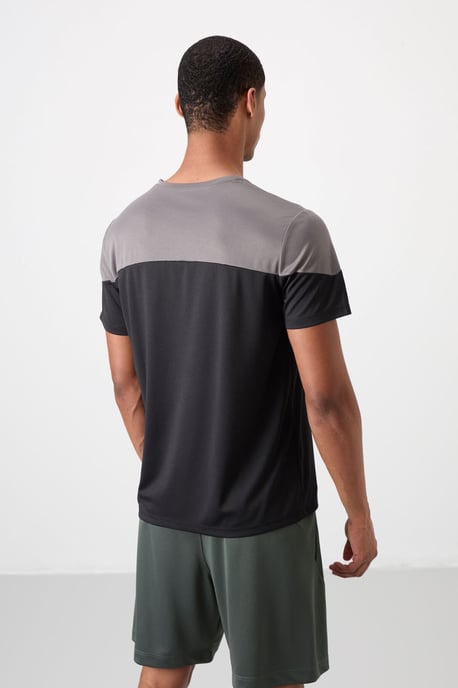 Heren T-shirt met kleurafwisseling en ronde hals - Image 5