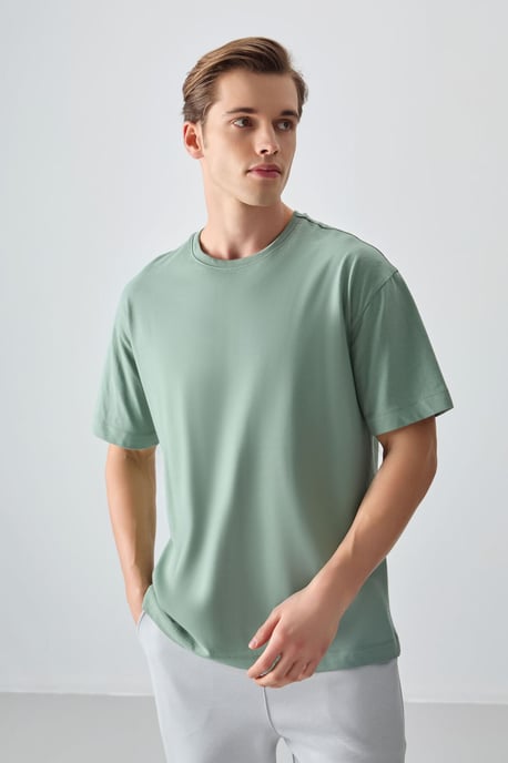 Oversized Katoenen Crew Neck T-Shirt - Image 2