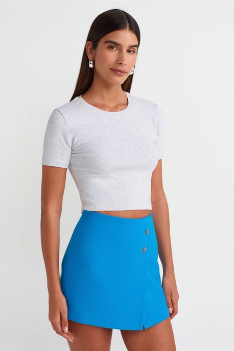 Dames Slim Fit Crop T-Shirt - Image 1