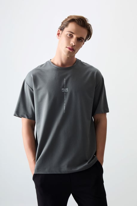 Oversized Geprinte Crew Neck T-shirt - Image 4