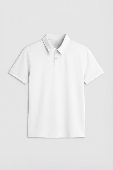 Heren Katoen Elastaan Poloshirt - Image 1