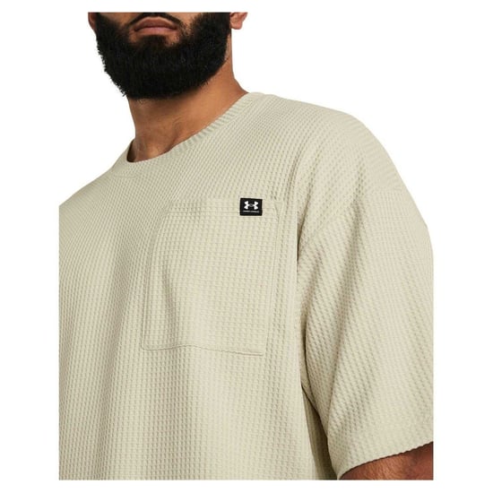Under Armour Heren Rival Wafel T-shirt (Wit) - Image 4