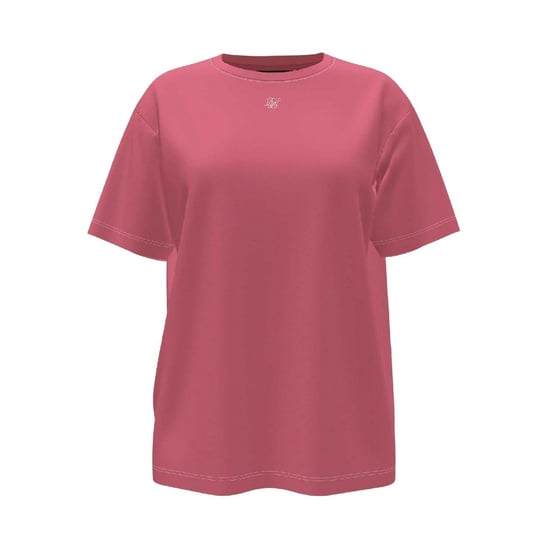 SikSilk Dames/Dames Effen Oversized T-shirt (Roze) - Image 1