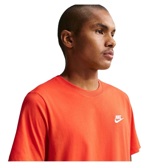 Nike Heren Club T-Shirt (Oranje) - Image 4