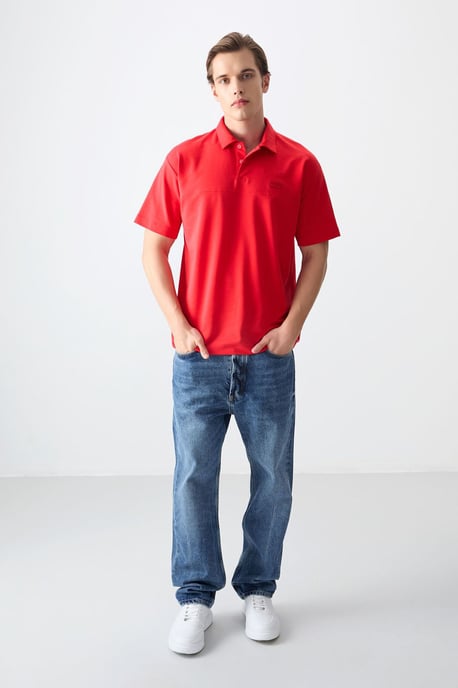 Oversized Polokraag T-shirt - Image 4
