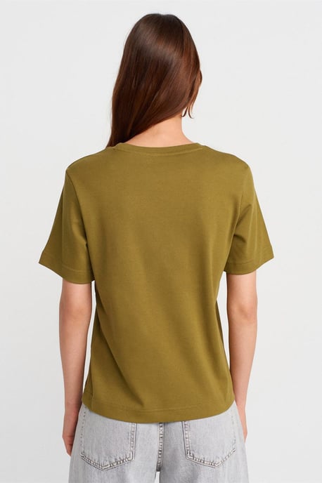 Dames Katoenen Ronde Hals T-Shirt - Image 2