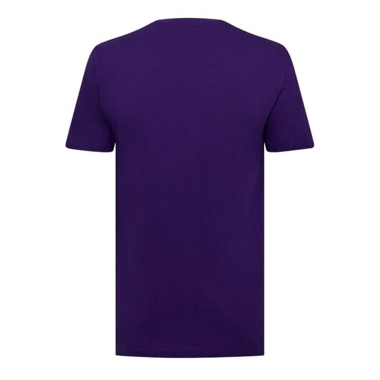Off White Heren Spiegel Katoen Regular T-shirt met korte mouwen (Paars) - Image 2
