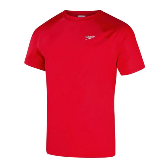 Speedo Heren Crew Neck Regular T-shirt (Rood) - Image 1