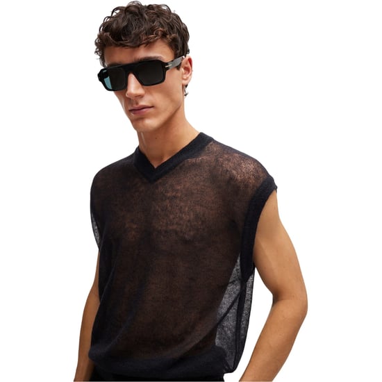 Boss Heren Lucid Crew Hals T-shirt (Zwart) - Image 4