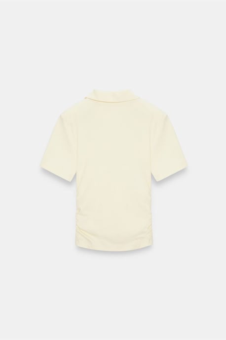 Dames Crop Slim Fit Polo T-shirt - Image 6