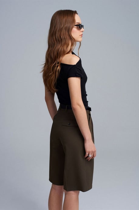 Hoogwaardige Brede Pantalon Shorts - Image 3