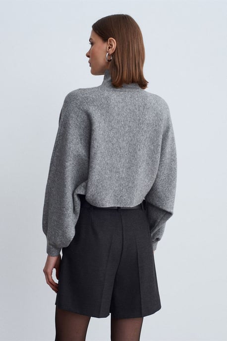 Hoge Taille Met Ceintuur Wijde Pantalon Korte Broek - Image 5