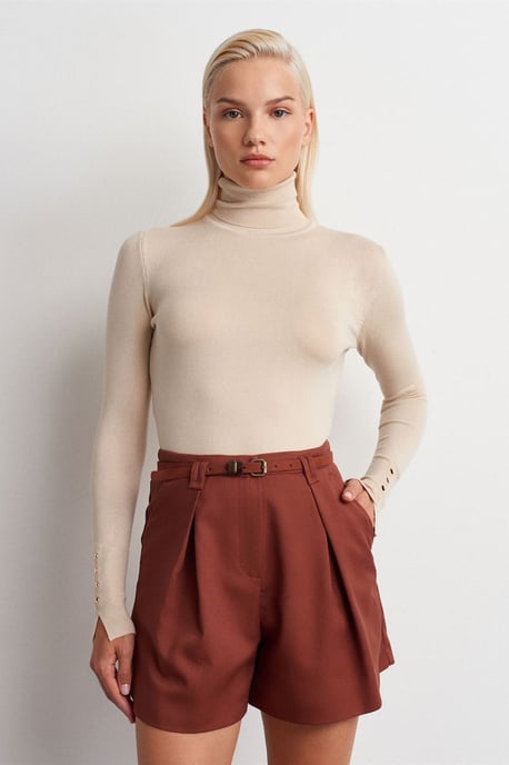 Hoogwaardige Tailleshorts met Ceintuur - Image 5