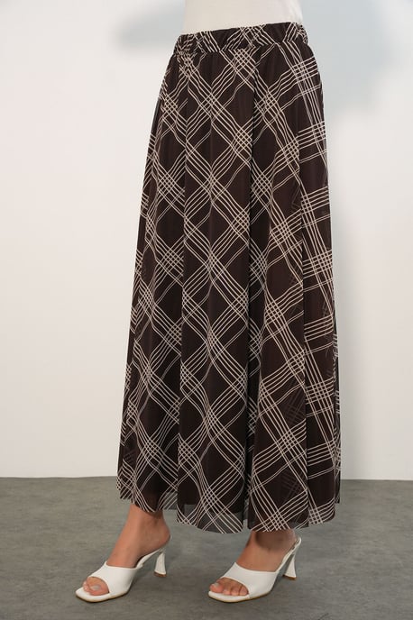 Bloemen Hoge Taille Maxi Rok - Image 2