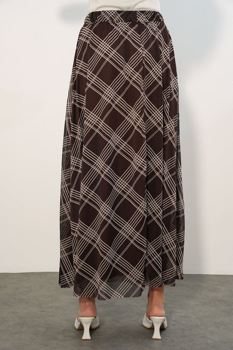 Bloemen Hoge Taille Maxi Rok - Image 6