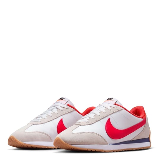 Nike Dames/Dames Waffle Debut Suede Wedge Trainers (Wit/blauw/rood) - Image 3