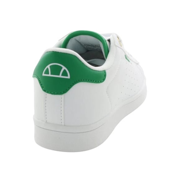 Ellesse Klassieke leren sneakers met cupzool voor dames (Wit, Groen) - Image 2