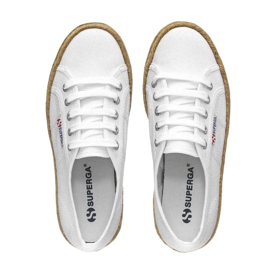 Superga Dames/Dames 2790 Touw Platform Trainers (Wit) - Image 4