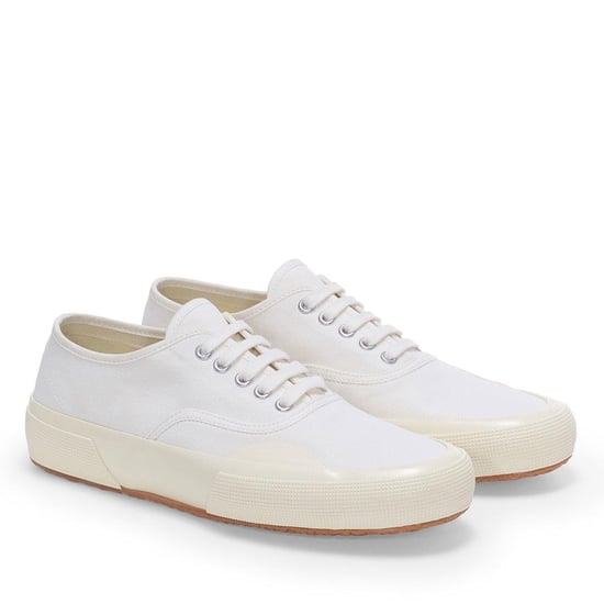 Superga Volwassen uniseks 2430 Deck Canvas Trainers (Wit/ gebroken wit) - Image 1