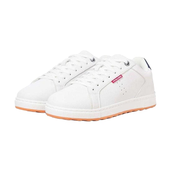 Jack And Jones Heren PU Trainers (Helder wit) - Image 4