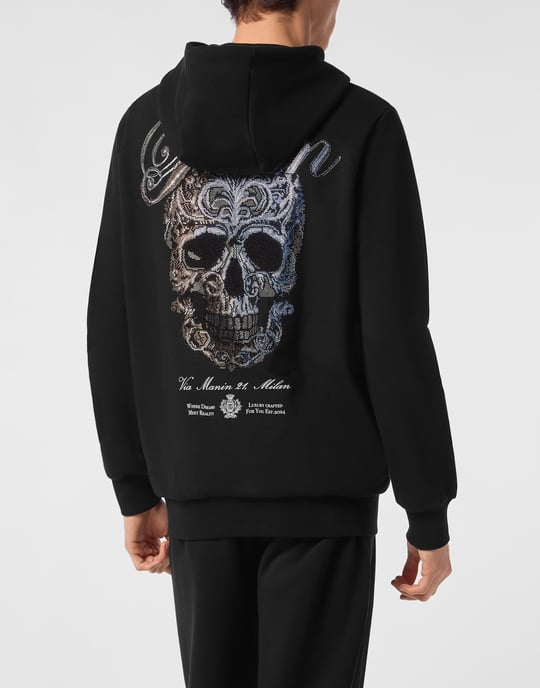 Hoodie Sweatjack Skull - Image 5