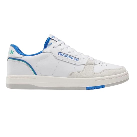 Reebok Phase leren sportschoenen voor dames (Wit/blauw) - Image 1