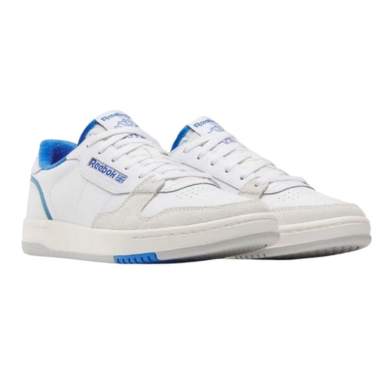 Reebok Phase leren sportschoenen voor dames (Wit/blauw) - Image 3