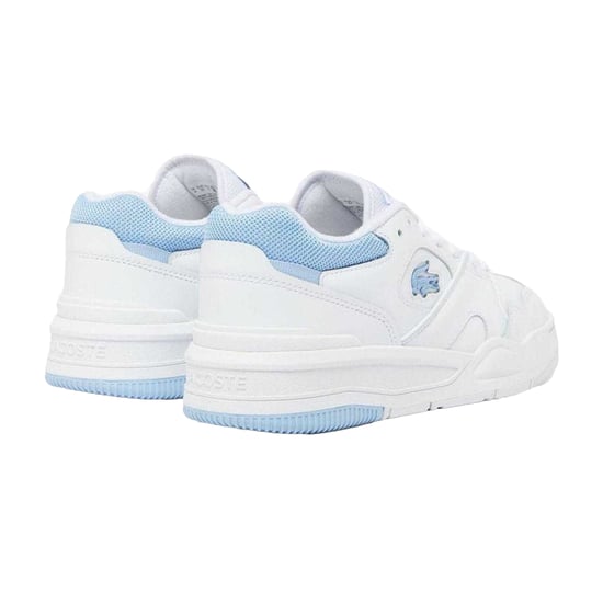 Lacoste Dames/Dames Lineshot Leren Tennistrainers (Wit/blauw) - Image 2