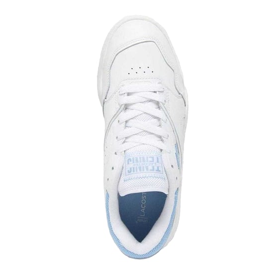 Lacoste Dames/Dames Lineshot Leren Tennistrainers (Wit/blauw) - Image 3