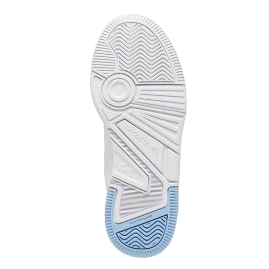 Lacoste Dames/Dames Lineshot Leren Tennistrainers (Wit/blauw) - Image 4