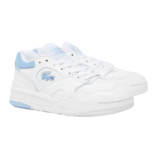 Lacoste Dames/Dames Lineshot Leren Tennistrainers (Wit/blauw) - Image 5