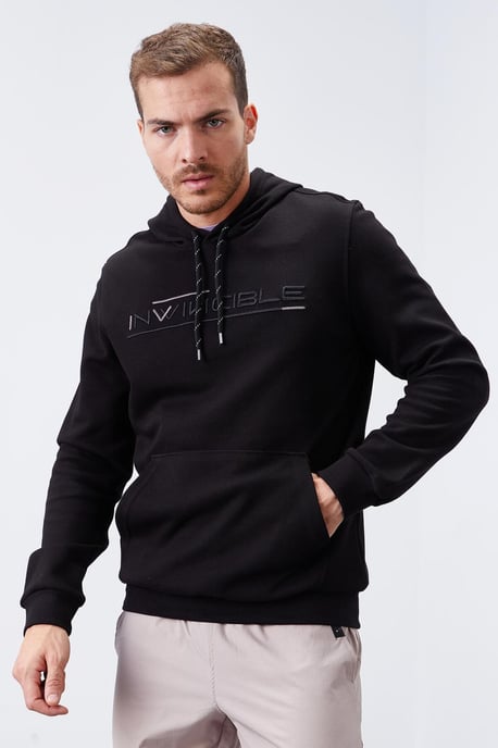 Heren Geprinte Hooded Sweatshirt Met Zak - Image 3